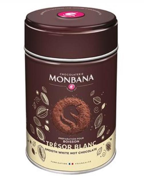 Monbana Trinkschokolade, weiß "Trésor au Chocolat Blanc" 200 g - First-Cup