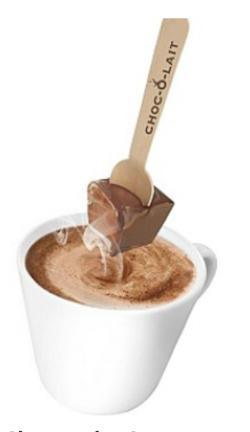 Spoon by Choc-o-lait Milchschokolade mit Löffel - First-Cup